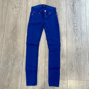 Hudson Krista Super Skinny Blue Jeans Size 24